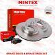 For Audi A4 A5 Front Mintex Ventilated Brake Discs And Skates Set Kit 314mm