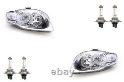 Front Headlight Set Halogen Suitable for Audi A4 8E 04-08 With H7 Left & Right