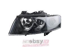 Front Headlight Set Left and Right Fits for Audi A4 Cabriolet 8H With Bulb