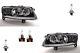 Front Headlight Set Suitable For Audi A6 4f 10/08-03/11 H15 With H7 Li + Re & H15