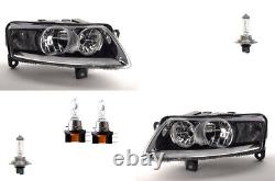 Front Headlight Set Suitable for Audi A6 4F 10/08-03/11 H15 With H7 Li + Re & H15