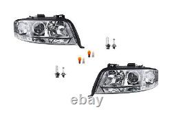 Front Headlight Set Xenon Suitable for Audi A6 4B 99-07/01 Left Right Bulb