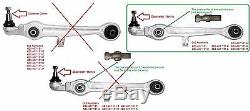 Front Suspension Arm Set Suspension Kit Audi A4 From 2000 To 2009