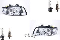 Front headlight Set Xenon Suitable for Audi A4 8E 10/01-11/04 With D1S H7 Left Right