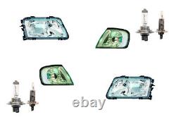 Headlight Kit Suitable for Audi A3 8L 96-00 + H7 H1 Left Right Including Indicator