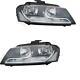 Headlight Set Kit For Audi A3 8pa Year Mfr. 08-12 H7 / H7 Incl. Engines Lights