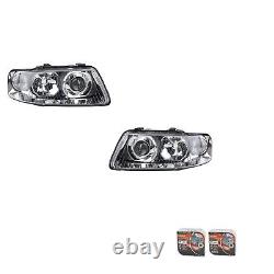 Headlights + Osram Night Breaker Brown Laser Suitable for Audi A3 8L 00-03 Set L R