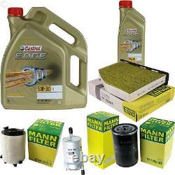 Inspection Sketch Filter Castrol 6l 5w30 Oil For Vw Golf V 1k1 1.6