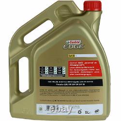 Inspection Sketch Filter Castrol 6l 5w30 Oil For Vw Golf V 1k1 1.6