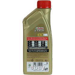 Inspection Sketch Filter Castrol 6l 5w30 Oil For Vw Golf V, 1k1 2.0
