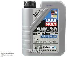 Inspection Sketch Filter Oil Liqui Moly 6l 5w-30 For Audi A6 Front 4b C5