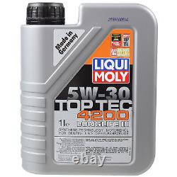 Inspection Sketch of LIQUI MOLY Oil Filter 7L 5W-30 for Audi A4 Cabriolet