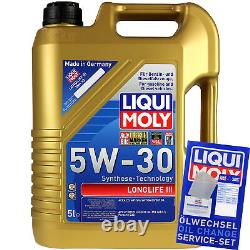Inspection Sketch of Liqui Moly Oil Filter 7L 5W-30 for Audi A4 Cabriolet