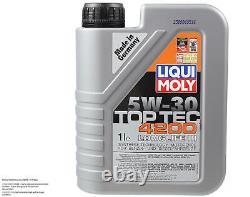 LIQUI MOLY Oil Filter 6L 5W-30 Revision for Audi Q3 8U Rs 2.5 Quattro