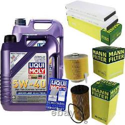 Liqui Moly 10l 5w-40 Engine Oil - Mann-filter For Audi A6 Front 4f5 C6 4.2