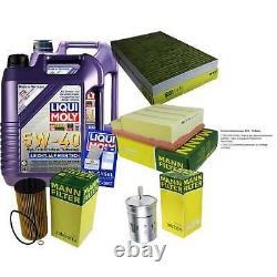 Liqui Moly 10l 5w-40 Oil - Mann-filter For Audi A4 Cabriolet 8h7 B6 8he B7 S4
