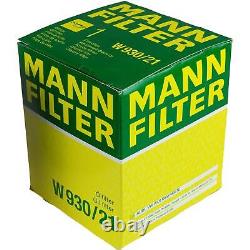 MANN-FILTER Inspection Set Motul 5L 8100 X-clean+ 5W-30 for Audi A4 Avant 2.4