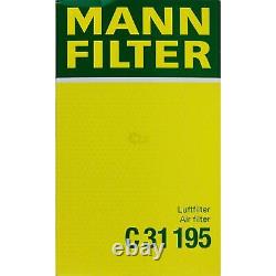 MANN-FILTER Inspection set 5L Motul 5W-30 8100 X-clean+ for Audi A6 Avant 2.5