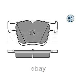 MEYLE Pad Brake Set Front + Rear Suitable for Audi A3 8V