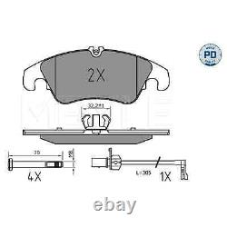 MEYLE Pd Brake Set Front + Rear Suitable for Audi Q5 8R Year 2008-2011