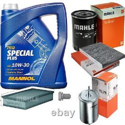 Mahle Inspection Set 5 L Mannol Special Plus 10W-30 for Audi Tt Roadster 1.8