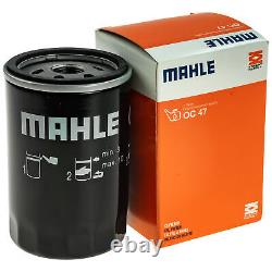 Mahle Inspection Set 7 L Liqui Moly Top Tec 4600 5W-30 for Audi 80 Avant