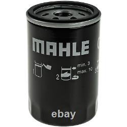 Mahle Inspection Set 7 L Liqui Moly Top Tec 4600 5W-30 for Audi 80 Avant
