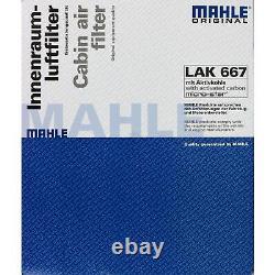 Mahle Inspection Set 9 L Liqui Moly Top Tec 4200 5W-30 for Audi A6 All Road