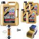 Mahle Inspection Set 9 Liqui Moly Top Performance 10w-40 For Audi A6 3.0