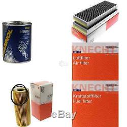 Mahle / Knecht Set On Inspection Filters Set Tbs Engine Wash 11616501