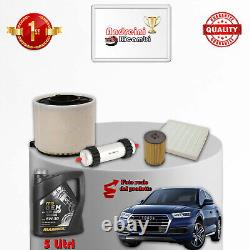 Maintenance: Replace 4 Filters and Oil in Audi Q5 II 35 TDI 120KW 163HP from 2019