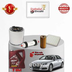 Maintenance Set: Change 4 Filters and Oil for Audi A4 B9 3.0 D 210KW 286CV from 2018 onwards.
