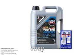 Man Inspection Set 5 L Liqui Moly Top Tec 4600 5W-30 for Audi A8 2.8