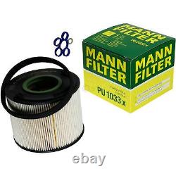 Mann-Filter Inspection Set 11L Motul 5W-30 8100 X-Clean + for Audi Q7 3.0 Tdi