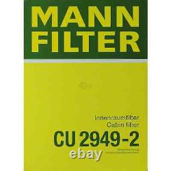 Mann-Filter Inspection Set 6L Motul 8100 X-Clean + 5W-30 for Audi, A8 2.5
