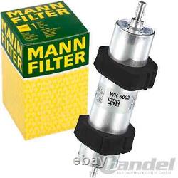 Mann Paquet Inspection + 5L Mannol 0W-20 Oil Suitable for Audi A4 B9 A5 F5