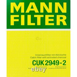 Mannol 6l Energy Premium 5w-30 + Mann-filter Filter Audi A8 4d2 4d8 2.5 Tdi