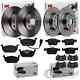 Nk Brake Discs + Front And Rear Pads Suitable For Audi A3 8v