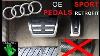Oe Audi S Line Sport Pedal Covers Retrofit Tutorial