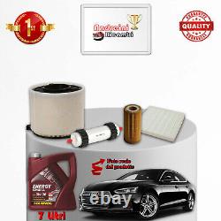 Oil and Filter Change Set for Audi A5 II 3.0 TDI 200KW 272HP from 2017