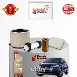 Oil and Filter Change for Audi Q5 II 3.0 D 210KW 286HP from 2017