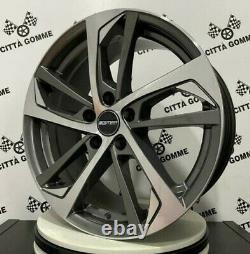 Set 4 Alloy Wheels Compatible A U D I Q2 Starting From 18 + Tires Tire 215/
