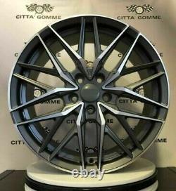 Set 4 Alloy Wheels Compatible A U D I Q3 From 18 + 4 Tires 235/50r18 Heavy