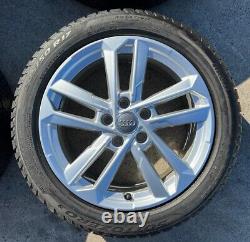 Set 4 Wheels A U D I A3 Alloy From 17 Used + 4 Tires Winter 205/50r17 93h