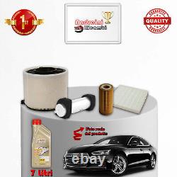 'Set Maintenance 4 Filters and Oil for Audi A5 F5 3.0 TDI 170KW 231HP From 2018'