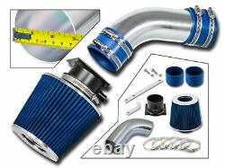 Short Ram Air Kit Blue For 96-00 Audi A4/ A6/ Cabriolet 2.8 V6 Complete Set