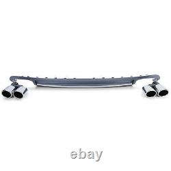 Sport Rear Diffuser Usage With Fin-pipes Kit For Audi A4 B8 Soda