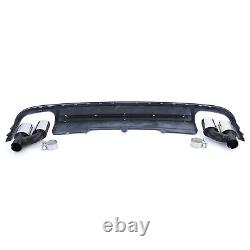 Sport Rear Diffuser Usage With Fin-pipes Kit For Audi A4 B8 Soda