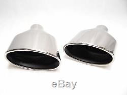 Stainless Pipe Exhaust Kit Oval 95x152mm With Abe Audi Rs6 Rs4 Tt Rs Optics