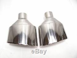 Stainless Steel Exhaust Pipe Kit Oval 95x152mm Abe Audi Rs4 Rs6 Tt Rs Optics